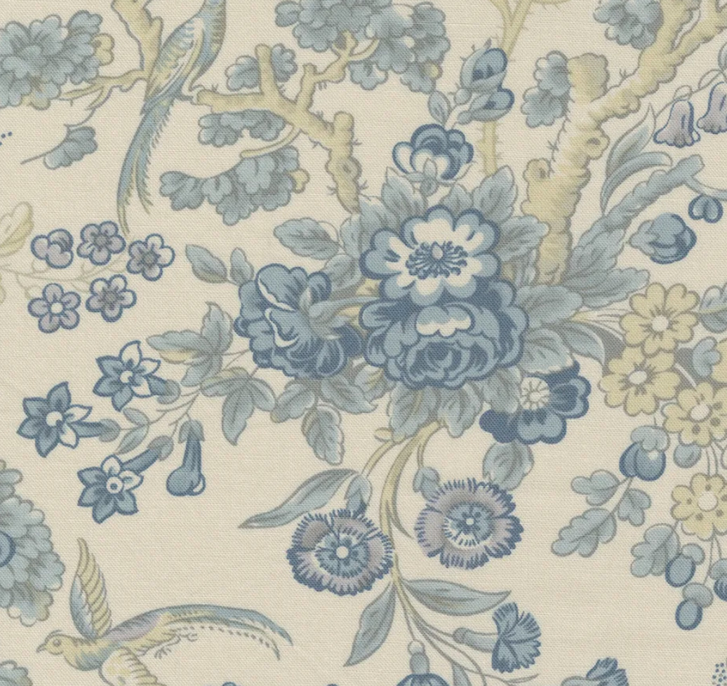 Regency Somerset Blues - Shadow White - Parma Gray - Pincushion Pantiles